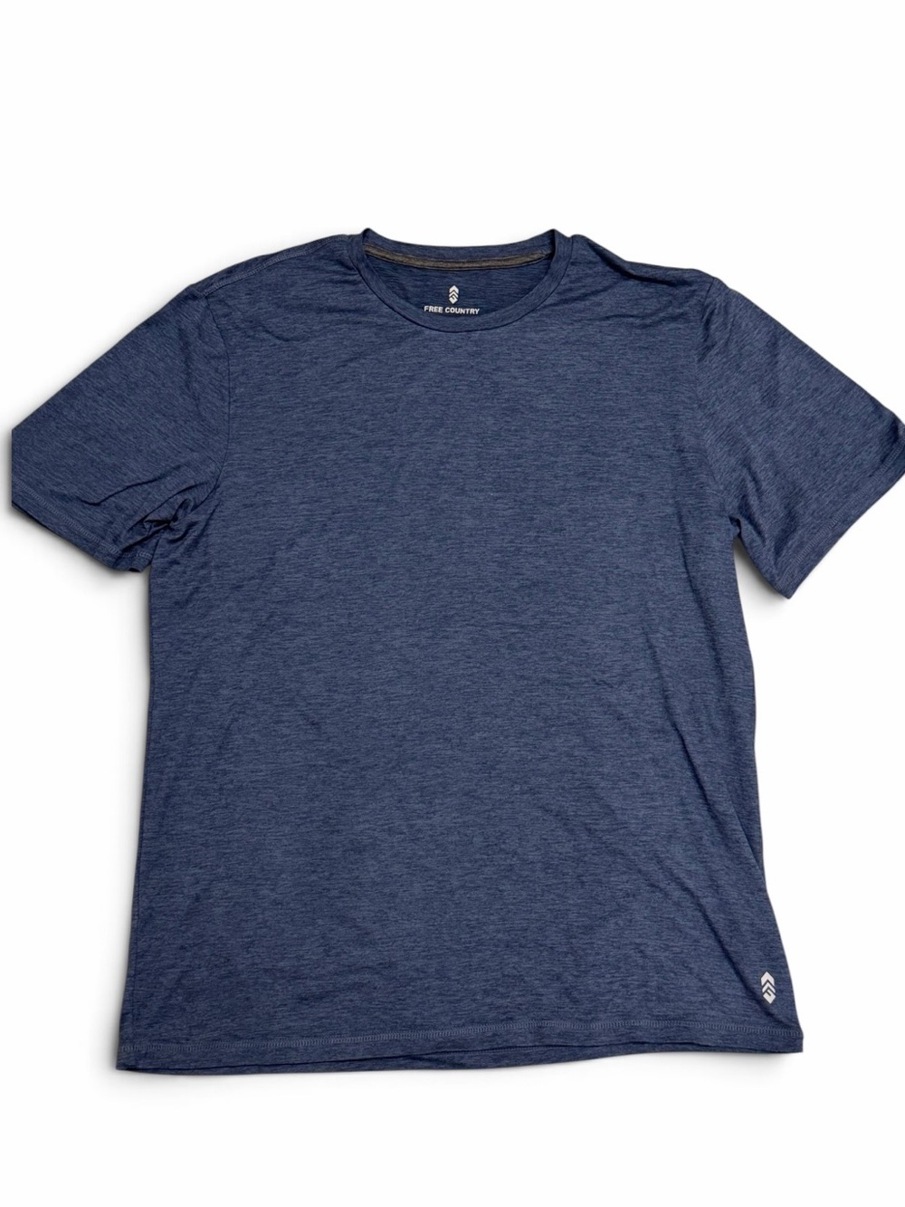 FREE COUNTRY Men’s MicroTech Tshirt blue size large